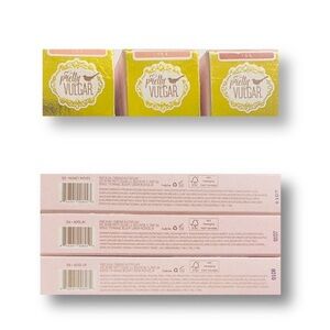 3x Pretty Vulgar CEO Lip gloss Collection with NIB